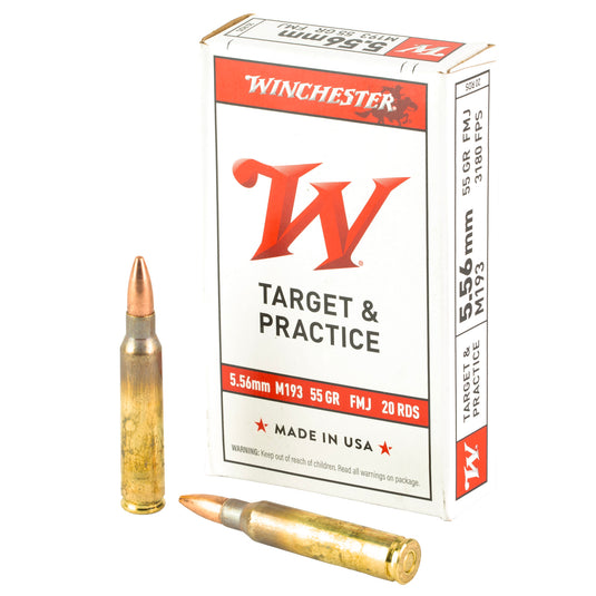 Winchester 5.56 NATO M193 55gr FMJ